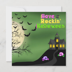 Ein Rockin' Halloween-Einladung Einladung