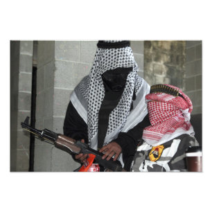 Ein Rolle-spielender feindlicher Angreifer Fotodruck