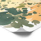 Ein Roller in Sardinien Print fahren Poster (Ecke)