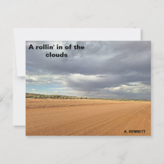 Ein Rollin' in den Wolken Postkarte