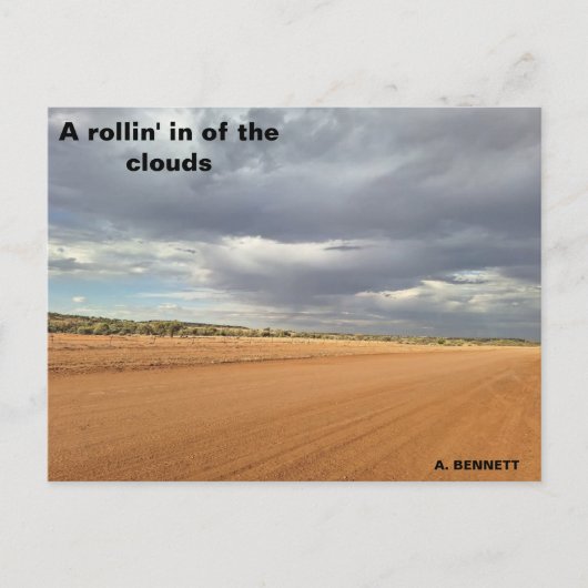 Ein Rollin' in den Wolken Postkarte (Vorderseite)