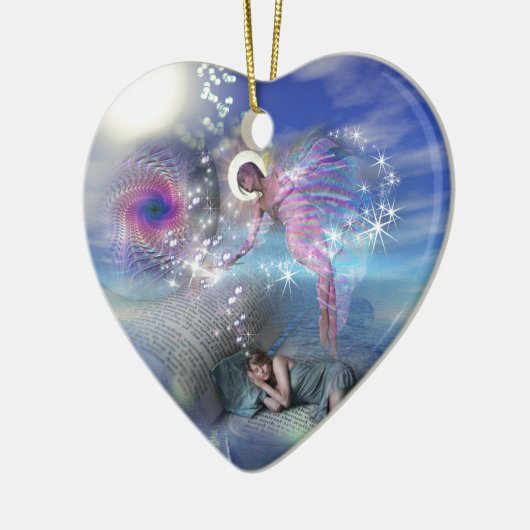 Ein Roman kann ein Portal in parallele Realitäten  Keramikornament (Links)