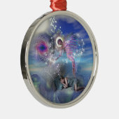 Ein Roman kann ein Portal in parallele Realitäten  Ornament Aus Metall (Rechts)