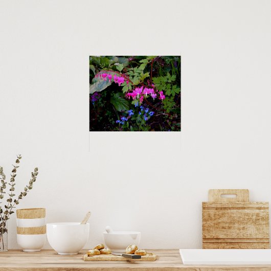 Ein Romantik-Blume-Poster Poster (Küche)