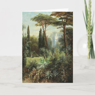 Ein romantischer Burgpark   Franz Xaver Birkinger Karte