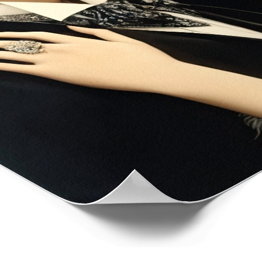 Ein romantischer Kuss beraubt Poster (Ecke)