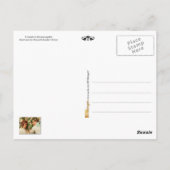 Ein romantisches Treffen im Rose Garden Postkarte (Rückseite)