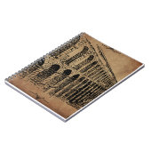 Ein römisches Amphitheater mit Vintager Kaffee-Tas Notizblock (Linke Seite)