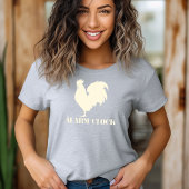 Ein Rooster als Alarmanzeige T-Shirt