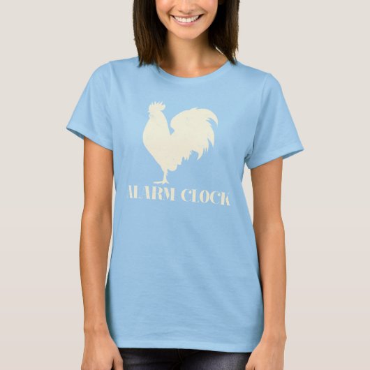 Ein Rooster als Alarmanzeige T-Shirt (Vorderseite)