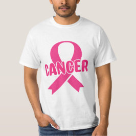 Ein rosa Band-T - Shirt zur Krebsbildung