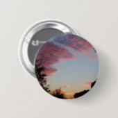 ein rosa, blauer und lila Sonnenaufgang Button (Vorne & Hinten)