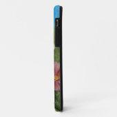 Ein rosa Blumengarten Case-Mate iPhone Hülle (Hinten/Links)