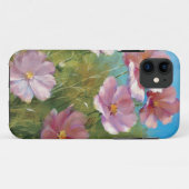 Ein rosa Blumengarten Case-Mate iPhone Hülle (Rückseite (Horizontal))