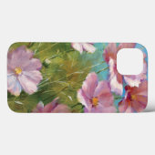Ein rosa Blumengarten Case-Mate iPhone Hülle (Rückseite (Horizontal))