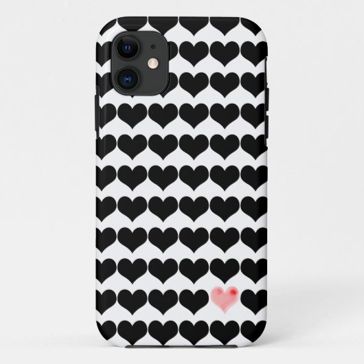 Ein rosa Herz Case-Mate iPhone Hülle (Rückseite)