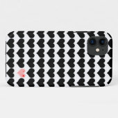 Ein rosa Herz Case-Mate iPhone Hülle (Rückseite (Horizontal))
