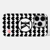 Ein rosa Herz (initial) Case-Mate iPhone Hülle (Rückseite (Horizontal))