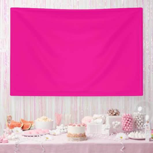 ein rosa Hintergrund mit Banner (Party)
