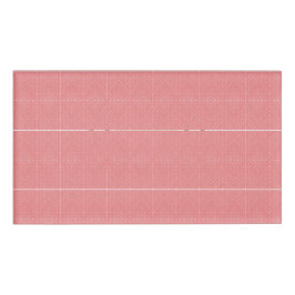 ein rosa Hintergrund mit einem Muster in der Mitte Namenschild