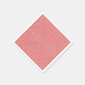 ein rosa Hintergrund mit einem Muster in der Mitte Serviette (Ecke)