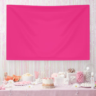 ein rosa Hintergrund mit schwarz Banner