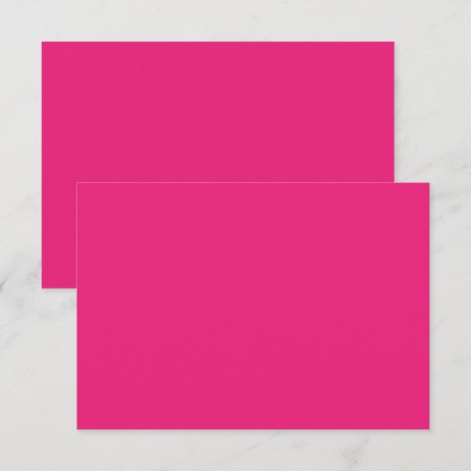 ein rosa Hintergrund mit schwarz Dankeskarte (Vorne/Hinten)