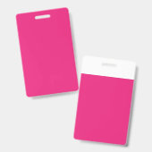 ein rosa Hintergrund mit schwarzem Rand Ausweis (Vorder- & Rückseite)