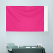ein rosa Hintergrund mit schwarzem Rand Banner (Messe)