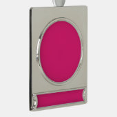 ein rosa Hintergrund mit schwarzem Rand Banner-Ornament Silber (Rechts)