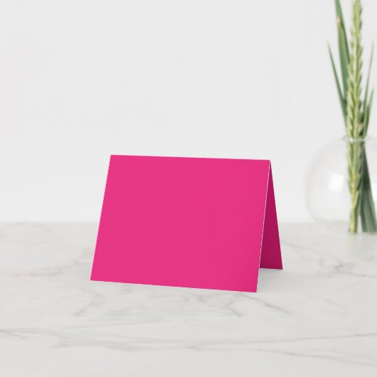 ein rosa Hintergrund mit schwarzem Rand Dankeskarte (Vorderseite)