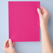 ein rosa Hintergrund mit schwarzem Rand Flyer (Hand)