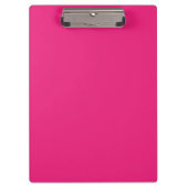 ein rosa Hintergrund mit schwarzem Rand Klemmbrett (Vorderseite)