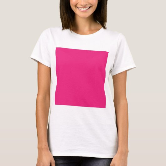 ein rosa Hintergrund mit schwarzem Rand T-Shirt (Vorderseite)