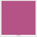 ein rosa Hintergrund mit weißem Hintergrund Aufkleber<br><div class="desc">Das Design ist ein großes blaues Quadrat,  das ein heller und klarer Himmel zu sein scheint. Die Farbe des Himmels ist ein tiefer Blau,  der ihm ein lebendiges und lebendiges Aussehen verleiht.</div>