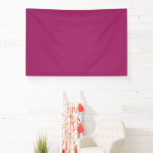 ein rosa Hintergrund mit weißem Hintergrund Banner (InSitu)