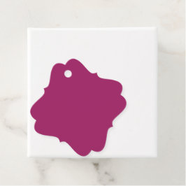 ein rosa Hintergrund mit weißem Hintergrund Geschenkanhänger