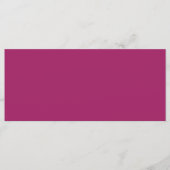 ein rosa Hintergrund mit weißem Hintergrund Menükarte (Vorderseite)