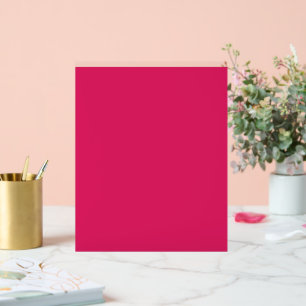 ein rosa Hintergrund mit weißem Rand Acrylschild