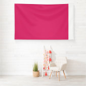 ein rosa Hintergrund mit weißem Rand Banner (Insitu)