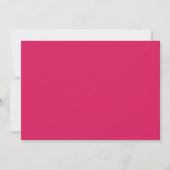 ein rosa Hintergrund mit weißem Rand Einladung (Vorderseite)
