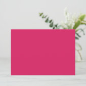 ein rosa Hintergrund mit weißem Rand Einladung (Stehend Vorderseite)