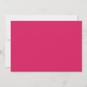 ein rosa Hintergrund mit weißem Rand Einladung (Rückseite)