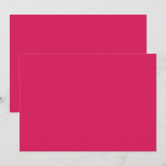 ein rosa Hintergrund mit weißem Rand Einladung (Vorne/Hinten)
