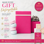 ein rosa Hintergrund mit weißem Rand Geschenkpapier