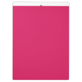 ein rosa Hintergrund mit weißem Rand Klemmbrett (Rückseite)