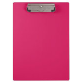 ein rosa Hintergrund mit weißem Rand Klemmbrett (Vorderseite)