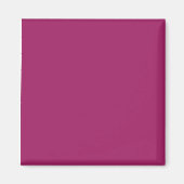 ein rosa Hintergrund mit weißem Rand Magnet (Vorne)