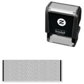 ein rosa Hintergrund mit weißem Rand Permastempel (Beispiel)