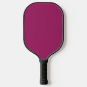ein rosa Hintergrund mit weißem Rand Pickleball Schläger (Vorderseite)